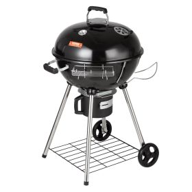 VEVOR 22" Kettle Charcoal Grill, Premium Kettle Grill with Wheels Grate and Cover