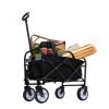 Collapsible Foldable Wagon Cart with strapping system, Beach Wagon , Utility Cart