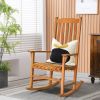 Outdoor Rocking Chair Single Rocker for Patio Deck