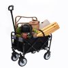 Collapsible Foldable Wagon Cart with strapping system, Beach Wagon , Utility Cart