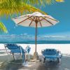 63*65*82cm Short Oxford Cloth Silver White Aluminum Tube Bearing 100kg Beach Chair Blue