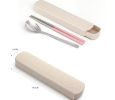 Portable Stainless Steel Flatware Spoon Chopsticks Tableware Set [B]