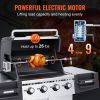 VEVOR Universal Grill Rotisserie Kit for Grills, Electric BBQ Grill with 110V 9W Motor, Stainless Steel Automatic Grilling Kit