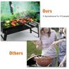 Portable Foldable Outdoor Barbecue Stove Charcoal Barbecue Stove Terrace Camping Picnic Burner Portable Home Use