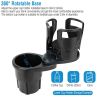 2 In 1 Car Cup Holder Extender Adapter 360¬∞ Rotating Dual Cup Mount Organizer Holder For Most 20 oz Up To 5.9in Coffee Bottle