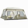 10 Person Camping Tent Setup in 60 Seconds with Rainfly & Windproof Tent with Carry Bag for Family Camping & Hiking