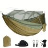 Camping Hammock with Mosquito Net, Portable Double Hammock Tent Load Two People with 2 Straps, Best for Outdoor Garden Hiking Travel