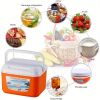 5.2/8.4/13.7/28.5/47.5QT Picnic Insulated Box, Fresh-Keeping Box, Outdoor Picnic, Barbecue, Camping Portable Insulated Box, Orange Fresh-Keeping Box