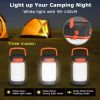 Solar Lantern Camping, Collapsible Solar Camping Light Rechargable,LED Portable USB Solar Lamp IP54 Waterproof Lights for Backpacking Gear