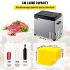 VEVOR 12 Volt Refrigerator, Portable Refrigerator (-4¬∞F~68¬∞F) With APP Control Car Compressor Fridge Cooler 12V/24V DC and 110-220V AC For Camping