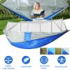 Camping Hammock with Mosquito Net, Portable Double Hammock Tent Load Two People with 2 Straps, Best for Outdoor Garden Hiking Travel