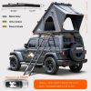 Explorer Rooftop Tent Hardshell with Luggage Racks&Replaceable Netting Rain Curtains, Truck Bed Tent for Camping