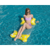 Inflatable Foldable Floating Row Summer Bow Knot With Net Recliner For Beach And Pool