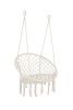 Hammock Chair Macrame Swing Max 330 Lbs Hanging Cotton Rope Hammock Swing Chair for Indoor and Outdoor