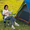 360¬∞ Swivel Hunting Chair Portable Foldable Hunting Chair with Mesh Cup Holder and Storage Pockets